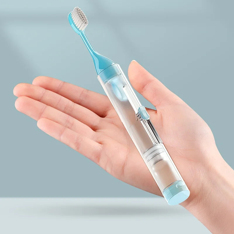 Portable Folding Travel Toothbrush Kit – Compact for Camping Travel Toothbrush Kit Babs