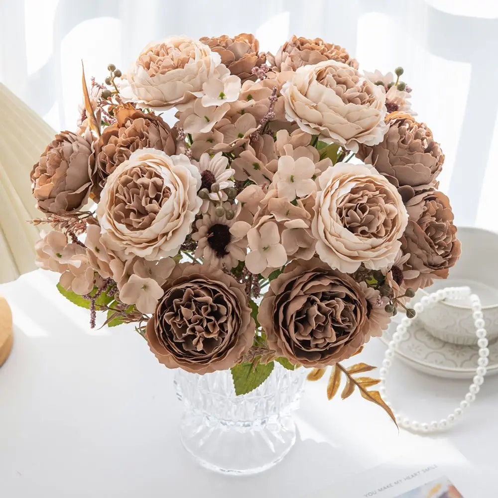 Silk Persian Peony Artificial Flowers for Wedding & Home Decor Artificial Silk Flowers Babs
