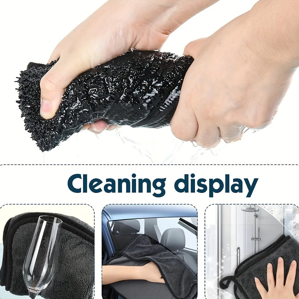 6-Pack Magic Microfiber Cleaning Cloths – Streak-Free, Quick Dry Microfiber Cleaning Cloth Babs