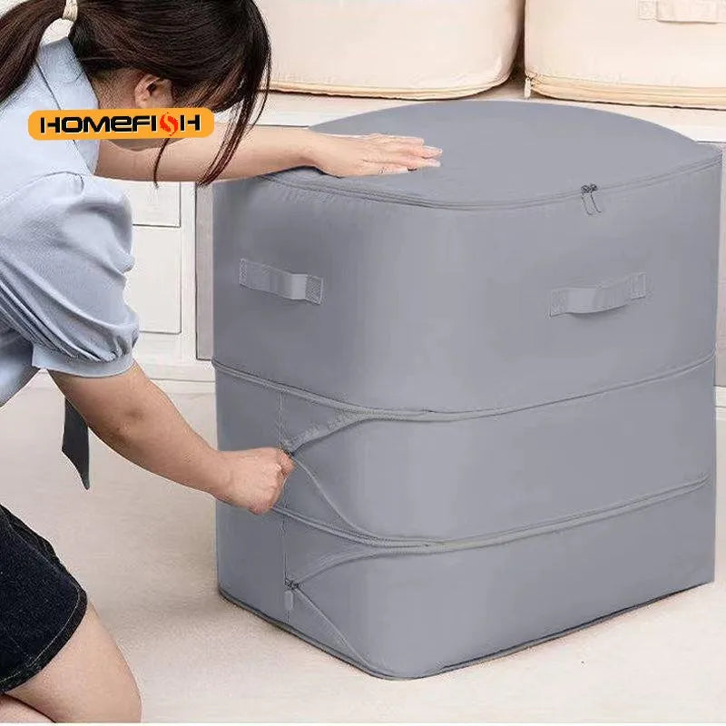 Heavy-Duty Self-Compressing Storage Bag for Clothes & Quilts Compression Storage Bag Babs