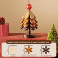 Christmas Tree Trivet Mat – Heat Resistant Holiday Placemat Kitchen Trivet Mat Babs B XL