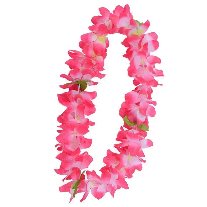 Hawaiian Artificial Flower Lei Necklace – Party & Wedding Garland Flower Lei Necklace Babs 1 (13)
