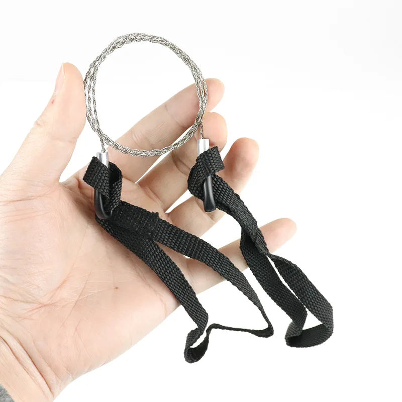 Portable Steel Wire Rope Saw – Camping & Survival Tool Survival Wire Saw Babs Default Title