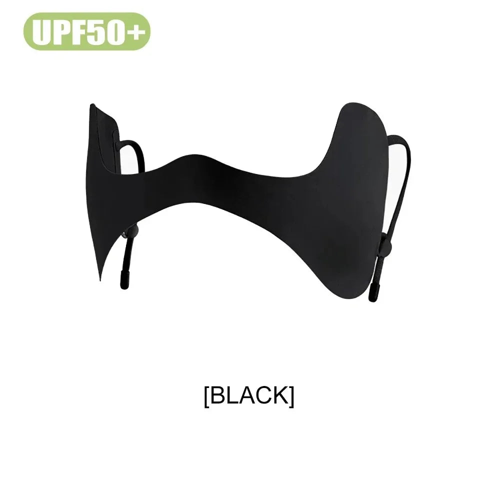 UPF 50+ Ice Silk Cooling Face Mask Gaiter | Sun Protection Sun Protection Gaiter Babs Black