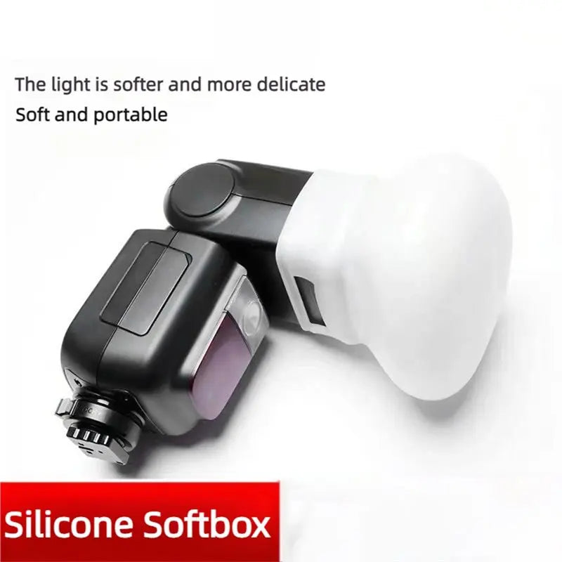 Silicone Flash Diffuser for Godox TT520 TT685 TT600 V860II Flash Diffuser Babs