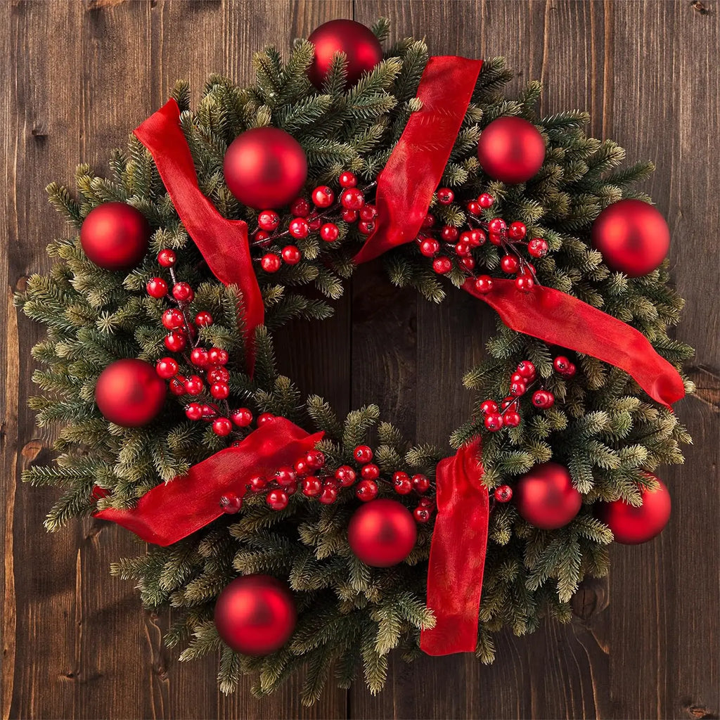 Artificial Holly Berry Branches for Christmas & Wedding Décor Artificial Holly Picks Babs