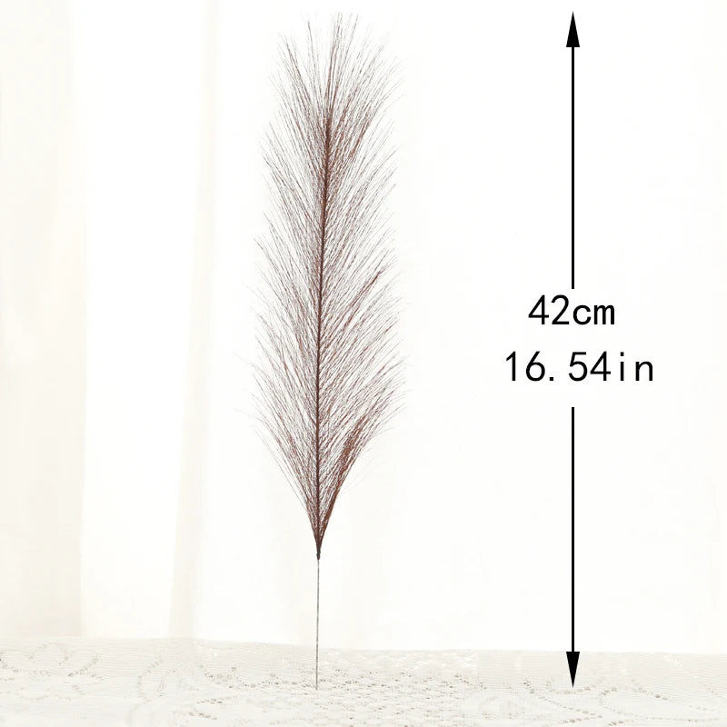10-Piece Artificial Pampas Grass Bouquet – Boho Home Decor Artificial Floral Bouquet Babs