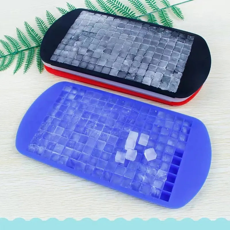 160-Grid Silicone Mini Ice Cube Tray – 1cm Small Ice Mold Silicone Ice Tray Babs