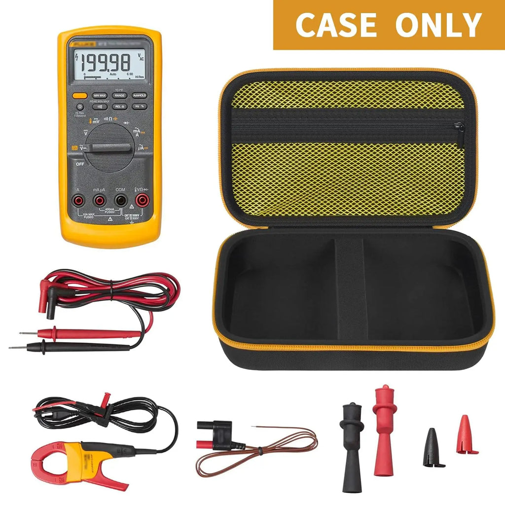 Hard Carrying Case for Fluke 87V 88V 15B+ 17B+ Multimeter Multimeter Carrying Case Babs