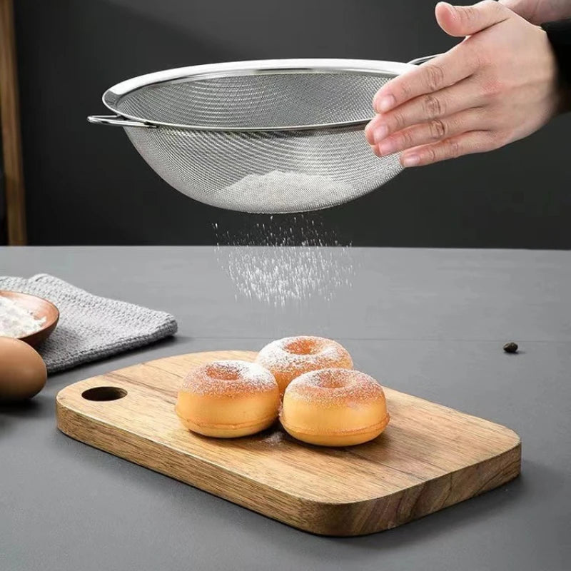 Fine Mesh Stainless Steel Strainer Colander Sieve – 8 Sizes Mesh Strainer Sieve Babs