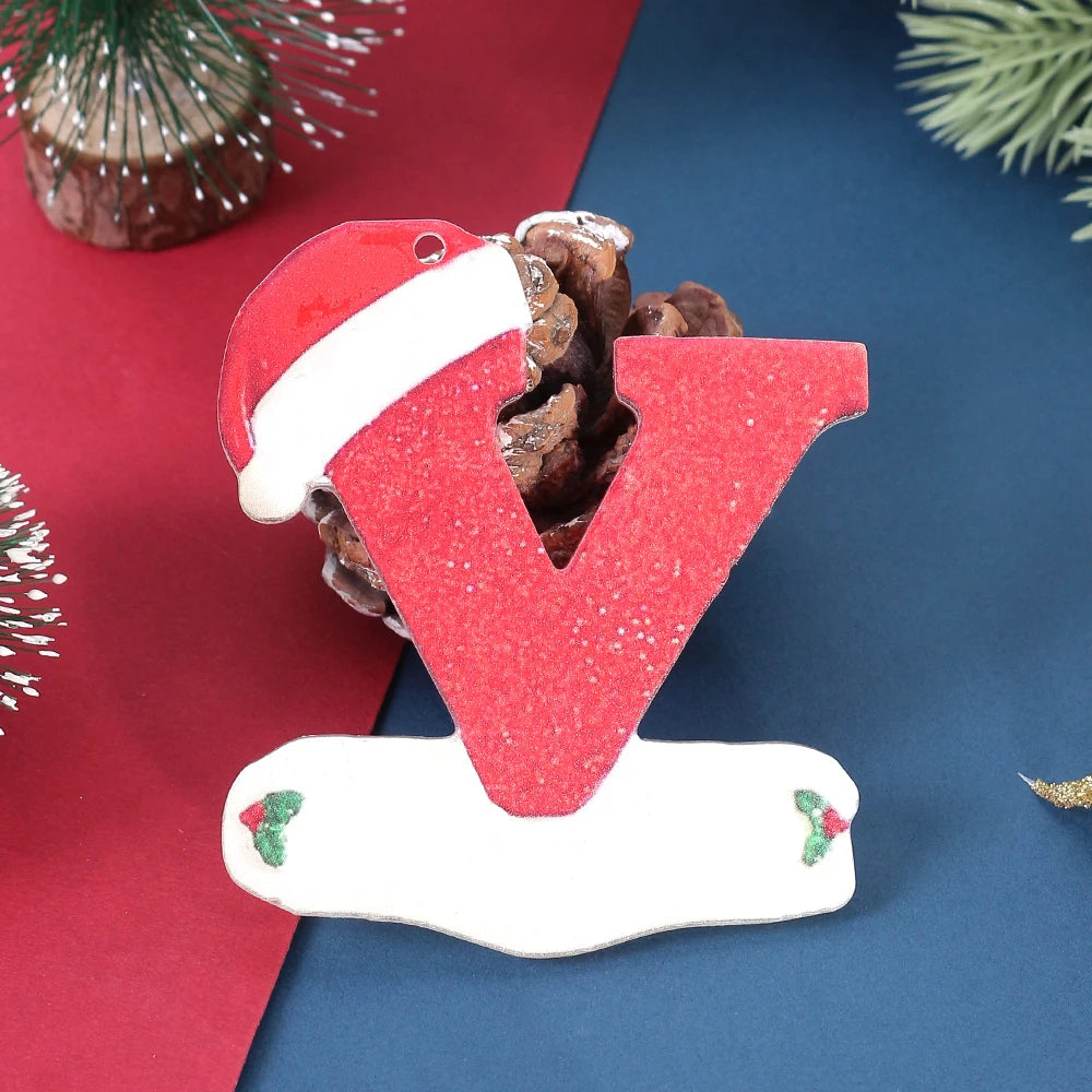3D Alphabet Christmas Ornaments – DIY Letter Pendants