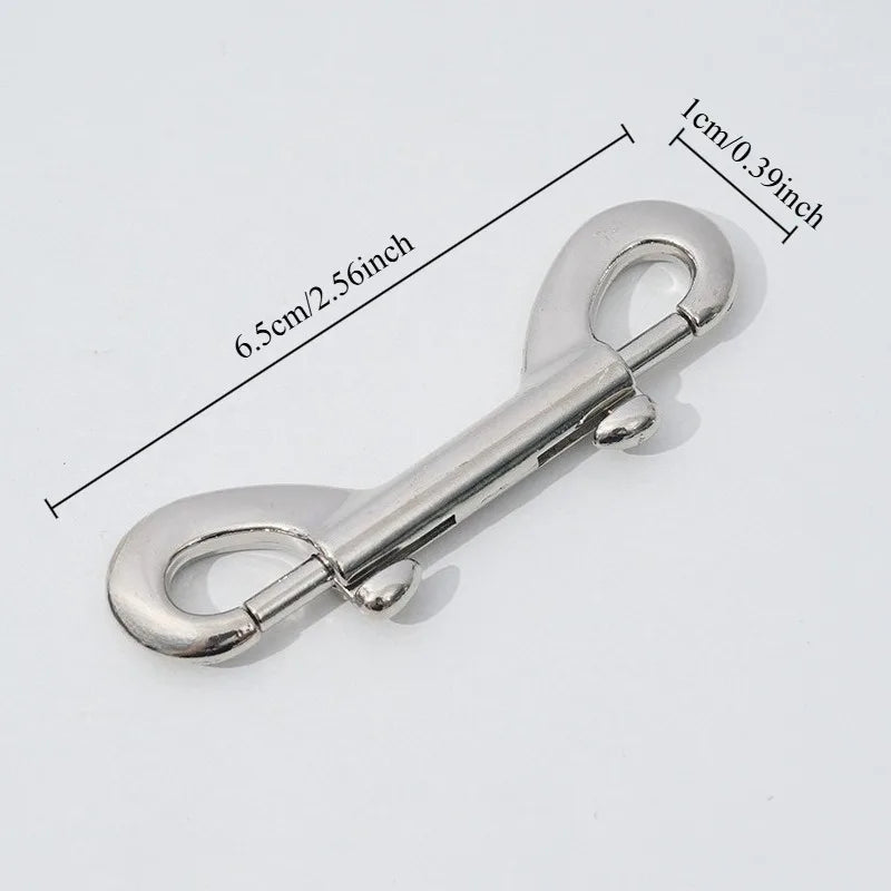 2pcs Double Ended Snap Hooks – Zinc Alloy Trigger Clips Metal Snap Hooks Babs