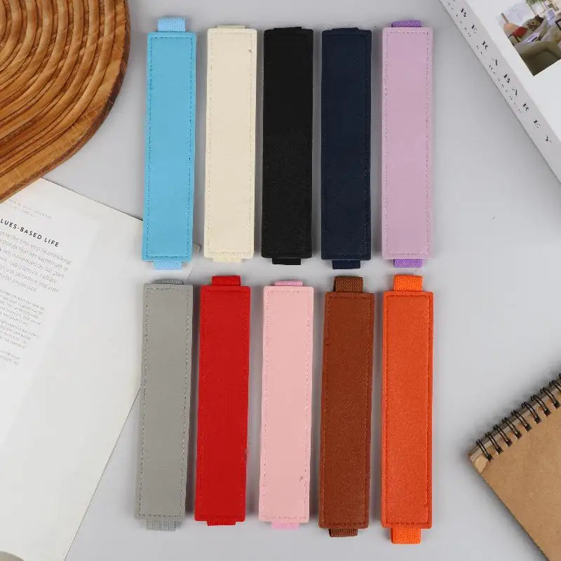 PU Leather Elastic Pen Holder Strap for Notebooks & Binders Notebook Pen Holder Babs