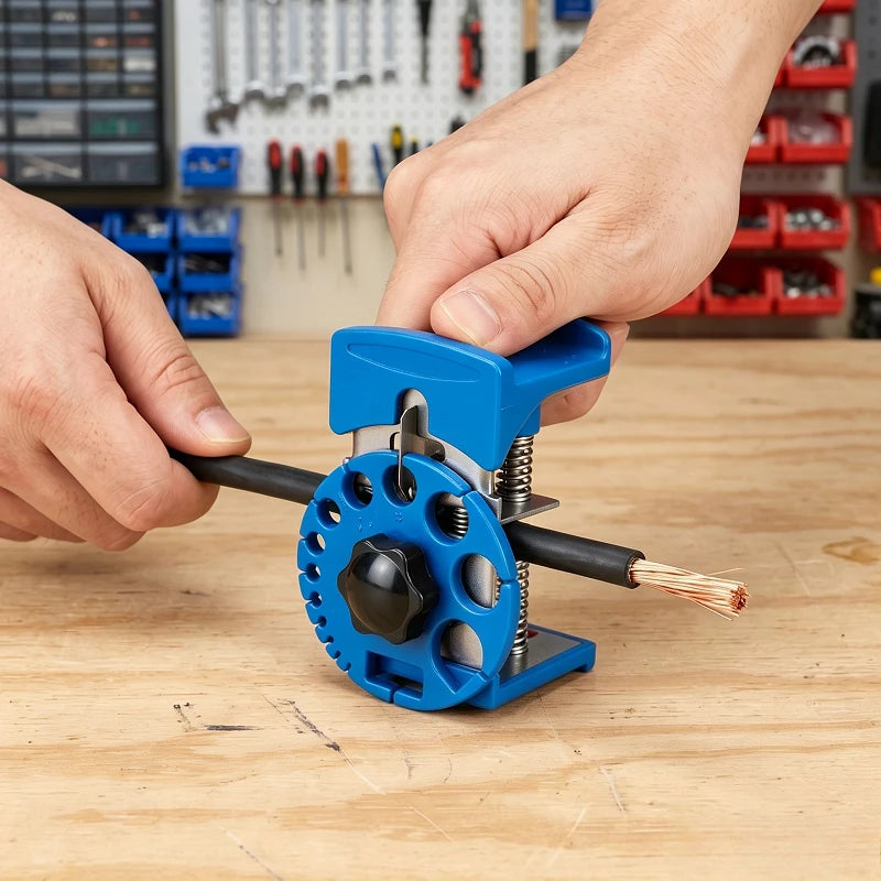 Portable Handheld Wire Stripper – Carbon Steel Cable Peeler Wire Stripping Tool Babs