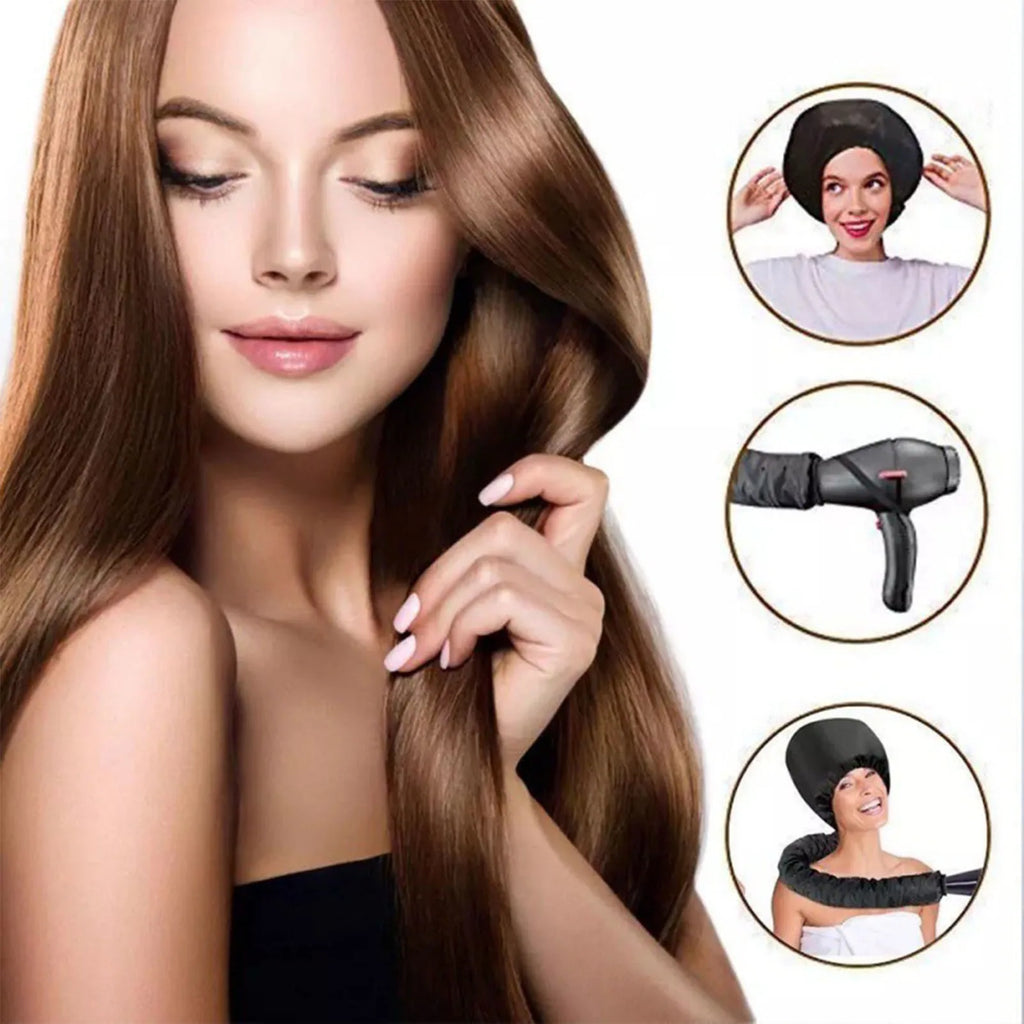 Reusable Hair Dryer Steamer Cap for Deep Conditioning & Styling Hair Steamer Cap Babs
