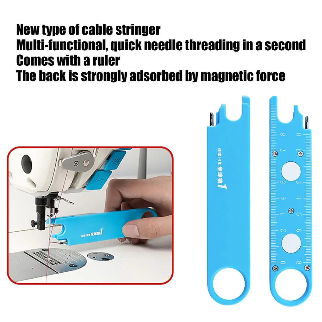 Magnetic Needle Threader Sewing Kit with Magnifier & Ruler Needle Threader Tool Babs