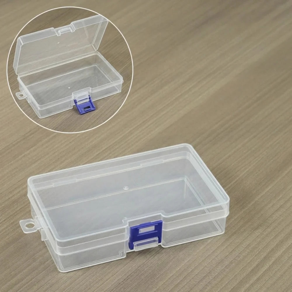 Mini Transparent Flip-Cover Storage Box – Jewelry & Craft Plastic Storage Box Babs Style G