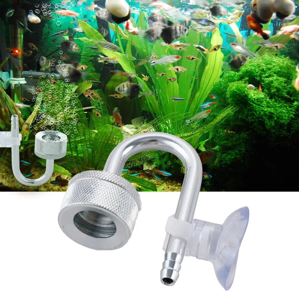 Aquarium CO2 Diffuser Bubble Atomizer with Suction Cup | Fish Tank CO2 Diffuser Babs