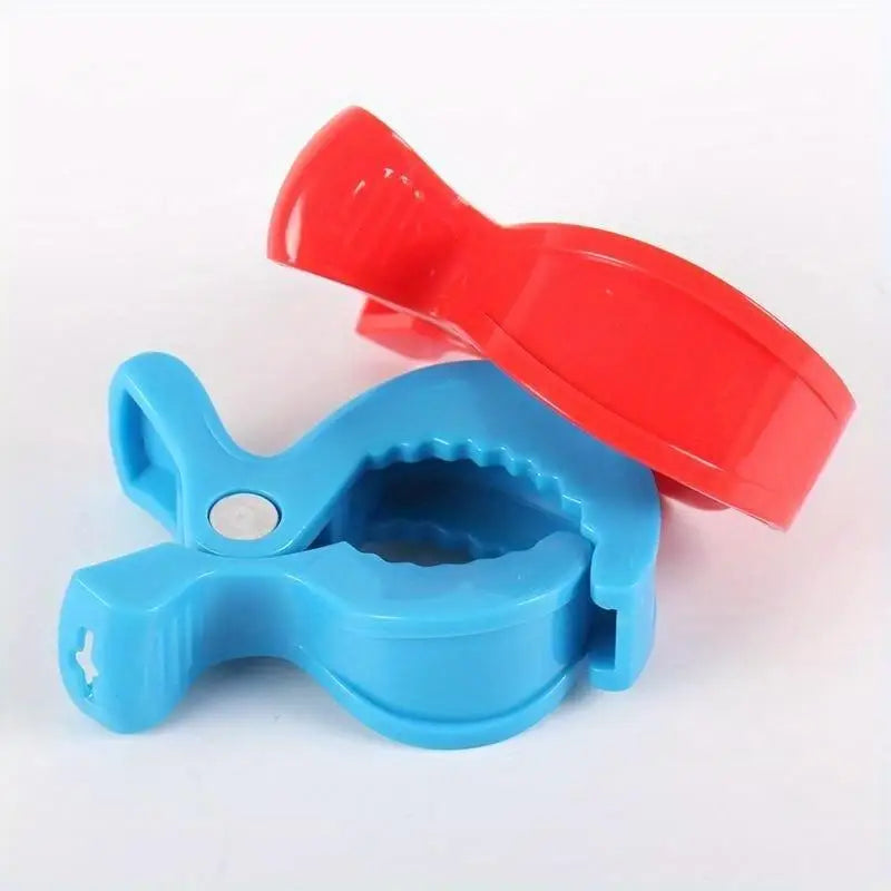 2pc Colorful Plastic Clips – Car Seat Blanket & Mosquito Net Stroller Clip Set Babs