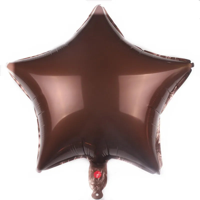 18" Star & Heart Foil Balloons for Parties & Weddings (5–50 pcs) Party Foil Balloons Babs