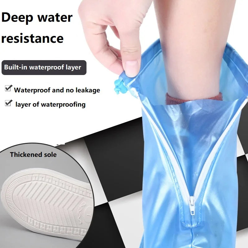 PVX Reusable Waterproof Shoe Covers – Rain Shoe Protectors Waterproof Shoe Covers Babs