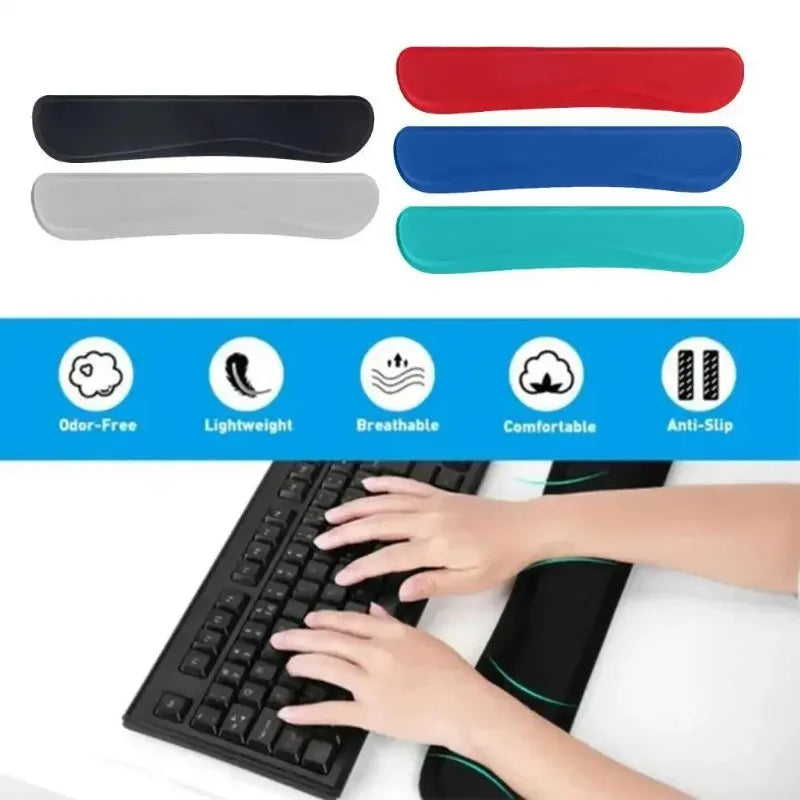 Memory Foam Keyboard Wrist Rest Pad – Non-Slip EVA Support Keyboard Wrist Rest Babs