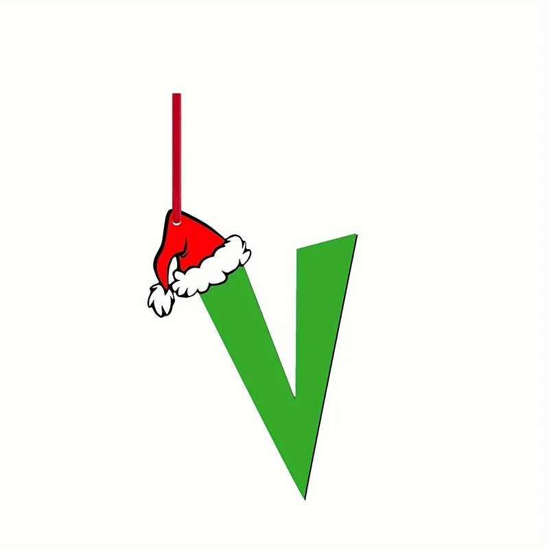 26 Letter Christmas Tree Ornaments – DIY Holiday Décor Set Christmas Ornaments Babs V