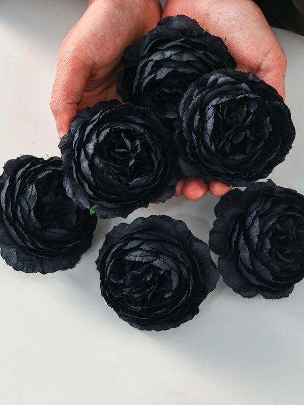 Silk Peony Artificial Flowers 12/24pc – Wedding & Home Décor Artificial Silk Flowers Babs Color 15 24 PCS