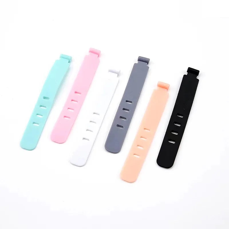 10-Pack Silicone Cable Organizer Ties | Cord Management Straps Cable Organizer Ties Babs
