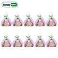 Transforming Bunny Plush Toy – Strawberry & Carrot Rabbit Doll Transforming Plush Toy Babs Purple-10PC