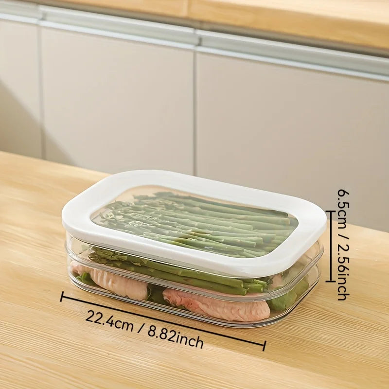 Stackable Deli Meat & Cold Cuts Storage Containers w/ Lids Food Storage Container Babs 2 Floors