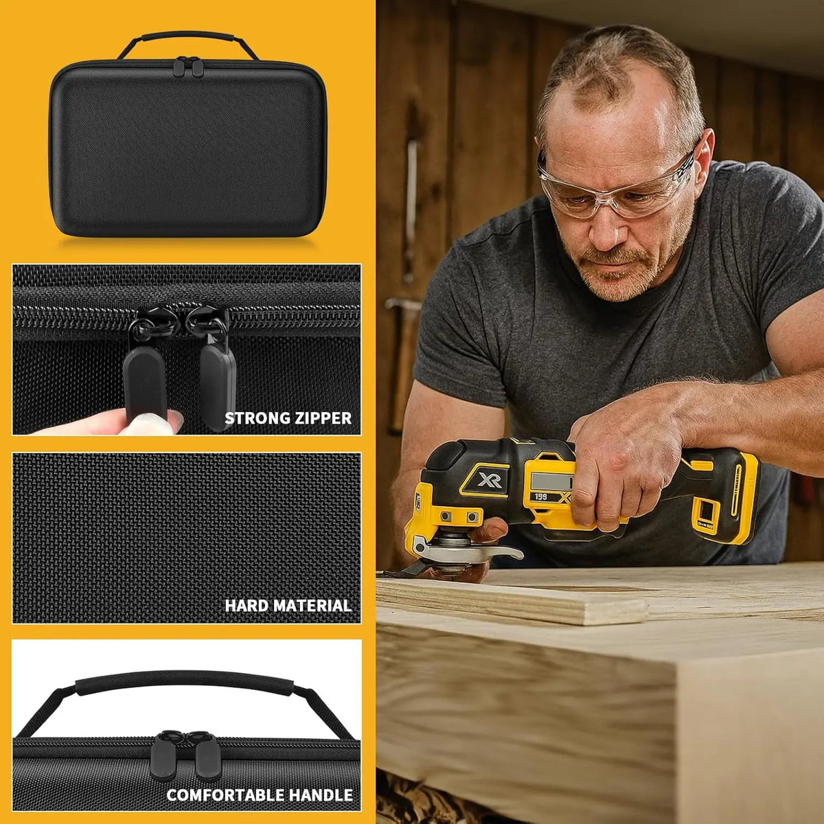 Storage Case for DEWALT 20V Oscillating Multi-Tool DCS354B DCS356B Tool Carrying Case Babs