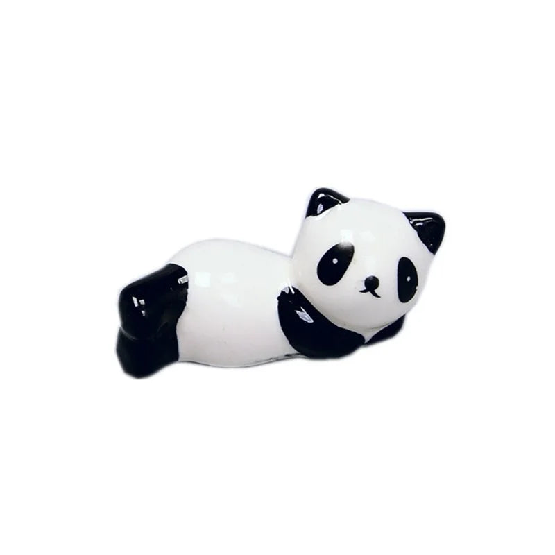 Set of 5 Panda Ceramic Chopstick Rests – Table & Desk Holders Chopstick Rest Set Babs