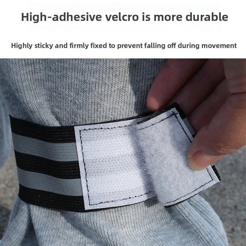Reflective Leg Bands for Cyclists & Runners | Safety Straps Reflective Safety Bands Babs