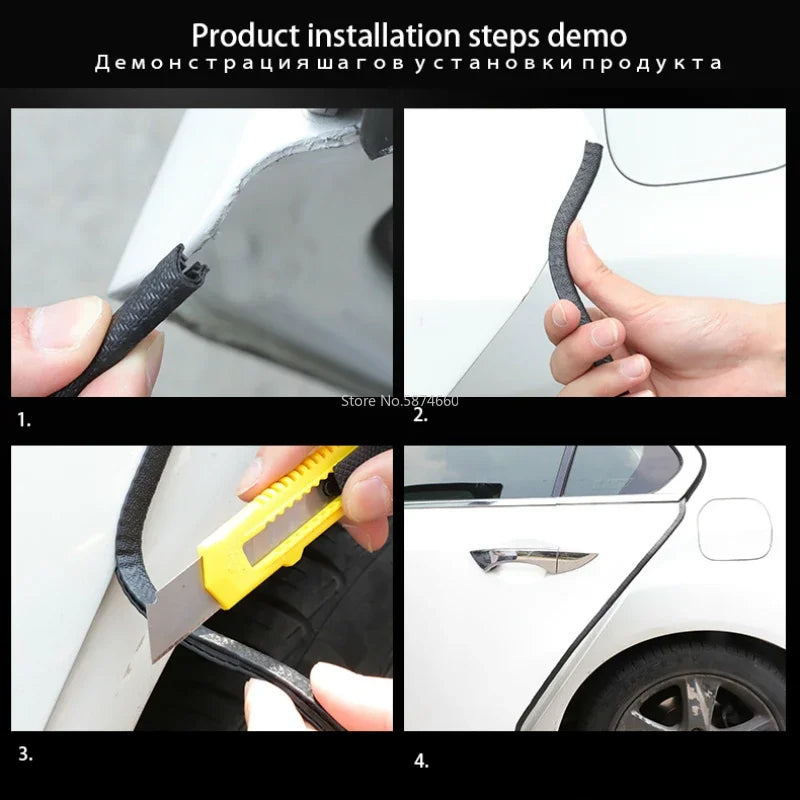 10M Car Door Edge Protector Sealing Strip Guard Trim – Universal Car Door Edge Guard Babs