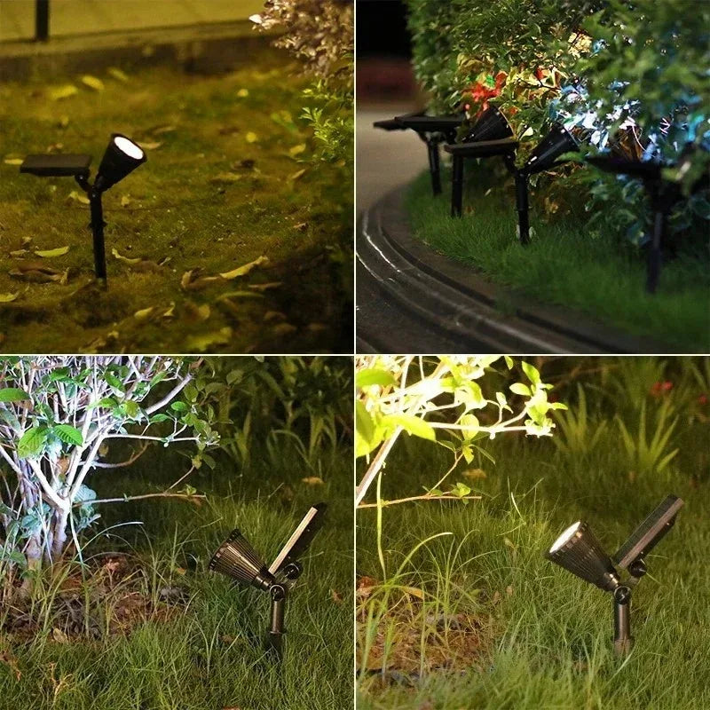Solar Spotlight Outdoor Waterproof Dimmable Garden Light Solar Garden Spotlight Babs