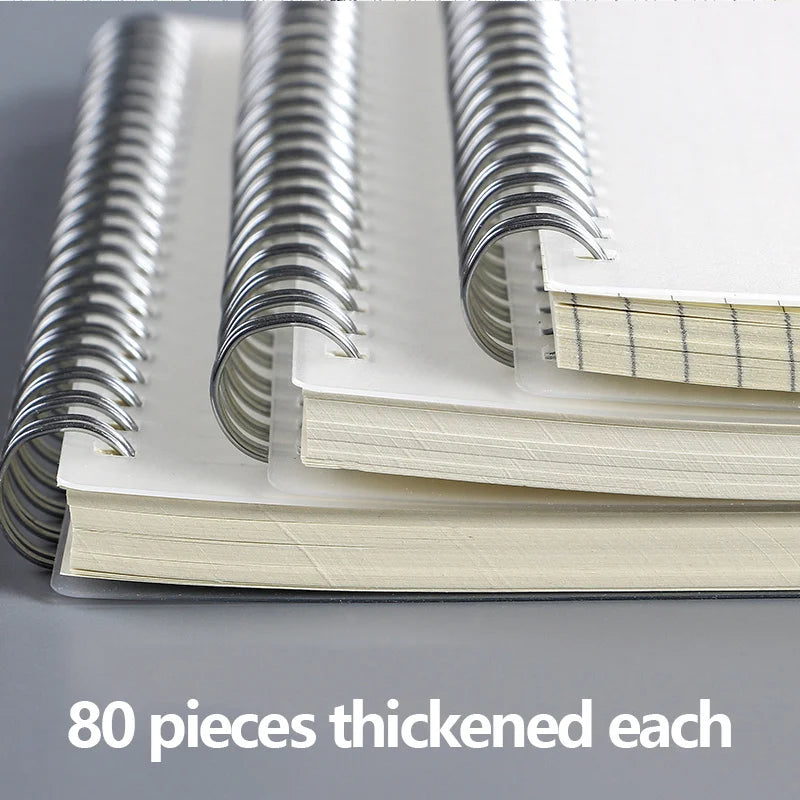 Spiral Coil Notebook – Lined, DOT, Grid & Blank Journal Spiral Coil Notebook Babs