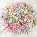 50Pcs Mini Silk Artificial Flowers for Wedding & Home Decor Artificial Silk Flowers Babs Mix 50Pcs
