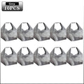 Waterproof Wet Dry Swimming Storage Bag | Travel Organizer Waterproof Storage Bag Babs Grey-10PCS L
