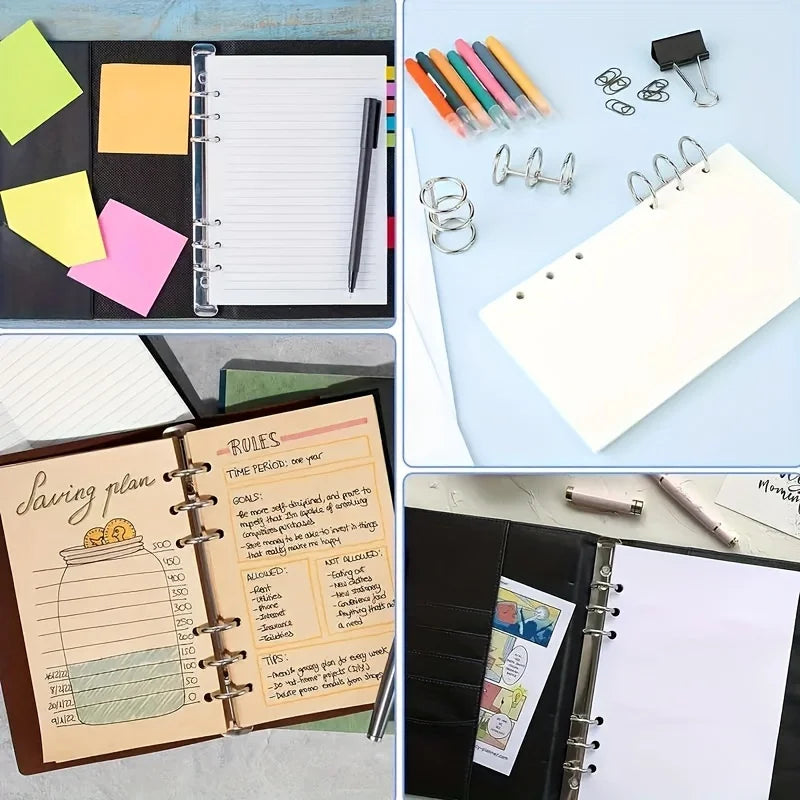 Durable Metal 3-Ring Binder for Notebooks, Albums & DIY Metal Ring Binder Babs