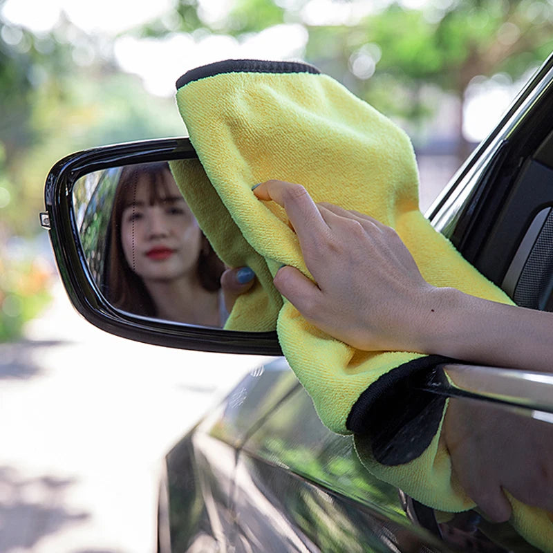 5-Pack Microfiber Car Wash Towels – Soft Double-Layer Cloths Microfiber Cleaning Towels Babs