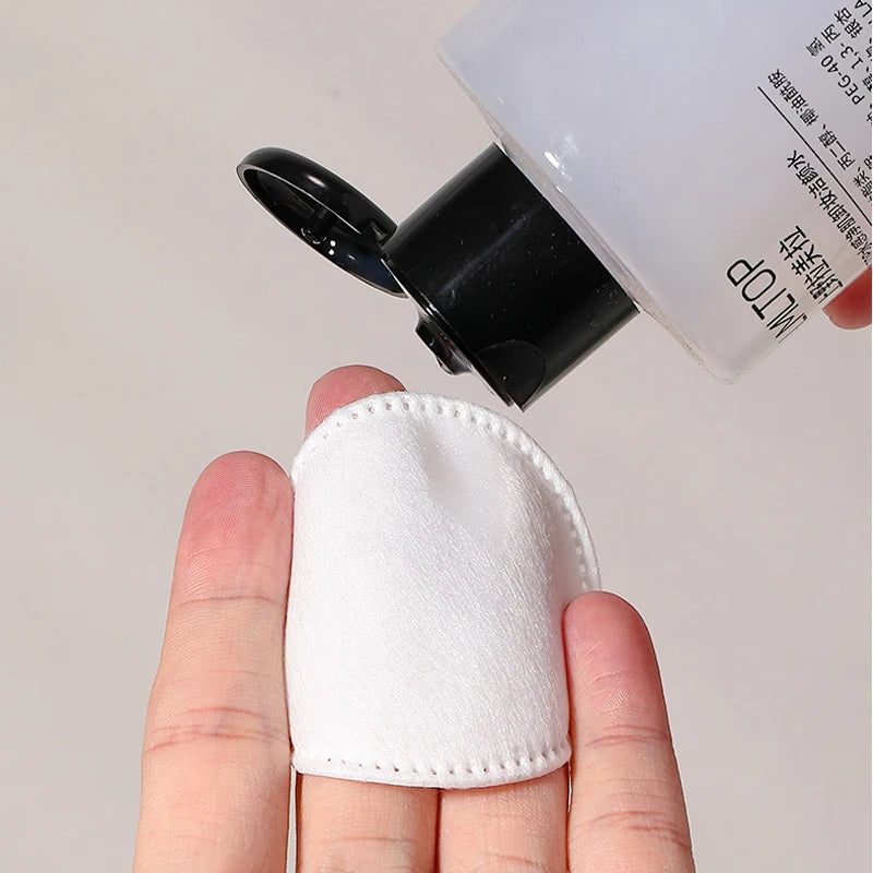 Double-Sided Round Cotton Pads for Makeup Removal – 100/400pcs Facial Cotton Pads Babs