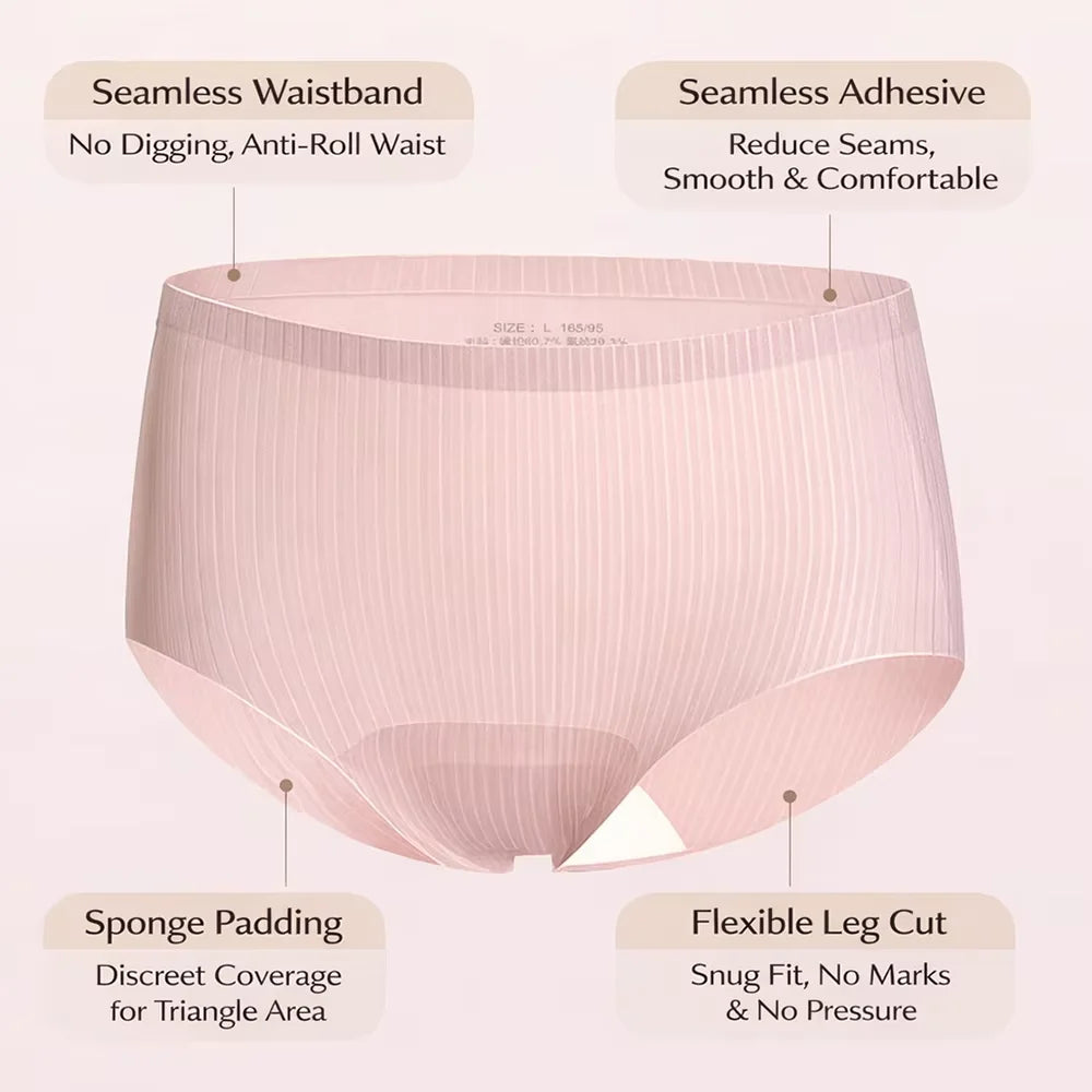 3-Pack Seamless Padded Camel Toe Proof Briefs for Gym & Yoga Padded Seamless Briefs Babs