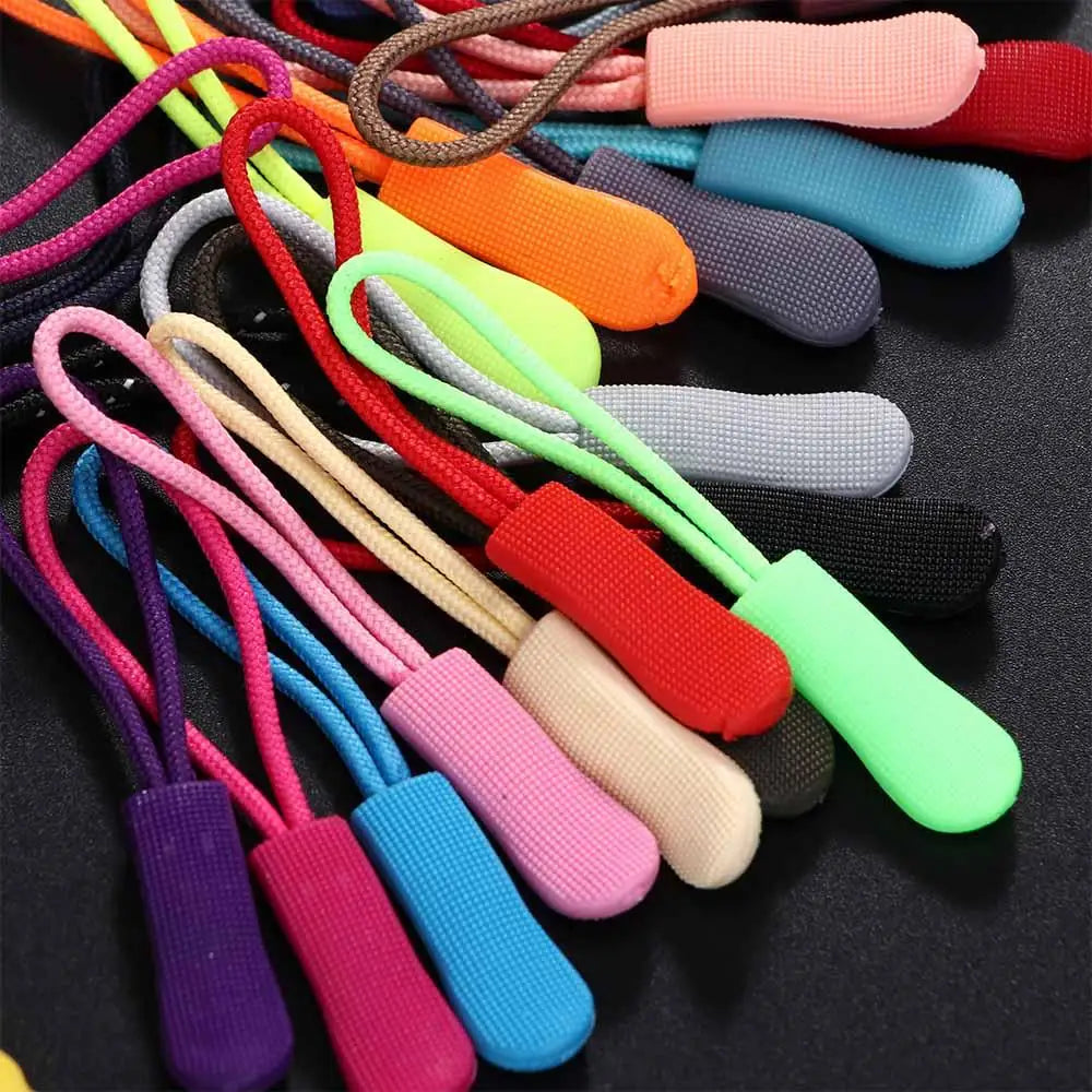 10pcs Zipper Puller Rope Buckles – Backpack, Tent & Travel Zipper Puller Set Babs