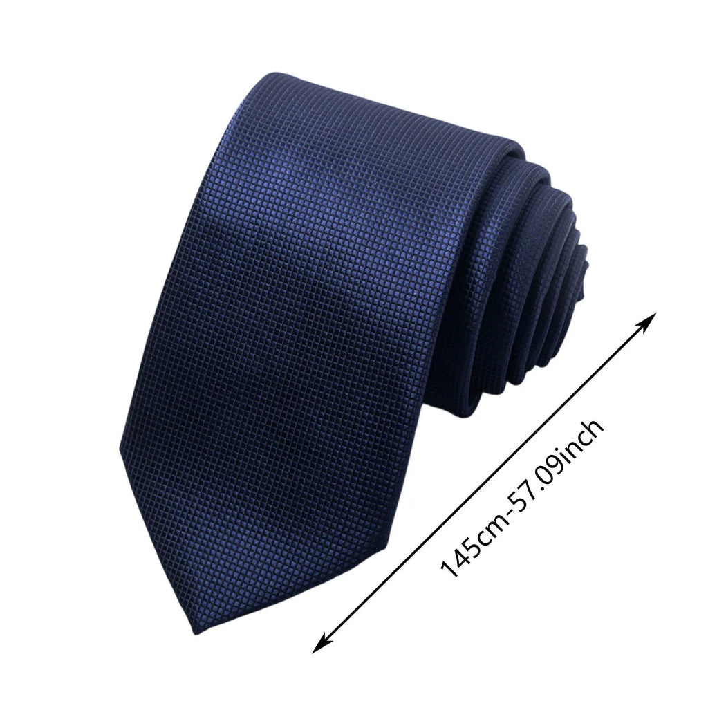 Red Paisley Necktie Handkerchief Cufflink Pin Set for Men Men's Necktie Set Babs