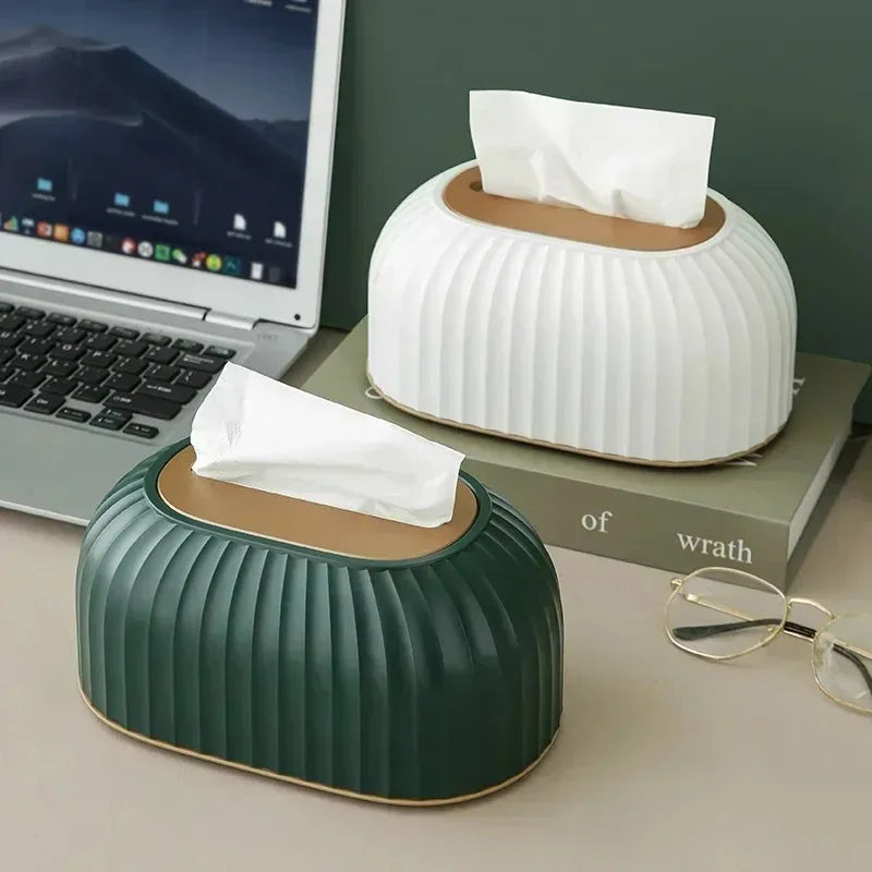 Striped Tissue Box Cover – Modern Home & Office Décor Tissue Box Cover Babs