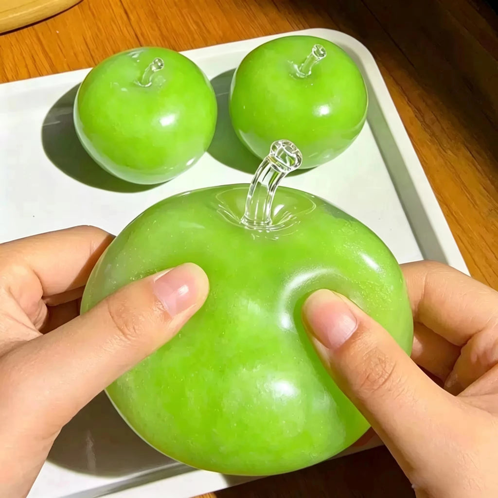 Squishy Green Apple Squeeze Ball – Fidget Sensory Party Gift Fidget Squeeze Toy Babs