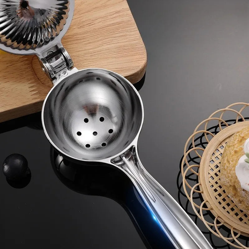 Manual Lemon Juicer Clip – Stainless Steel High-Yield Press Citrus Juicer Press Babs