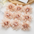 Silk Chrysanthemum Artificial Flower Heads – Wedding & Home Decor Artificial Flower Heads Babs color 9 40pcs