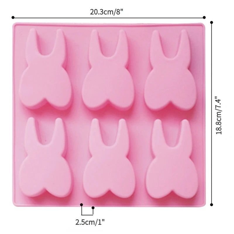 6-Hole Tooth Shaped Silicone Mold – Fondant, Chocolate & Resin Silicone Baking Mold Babs